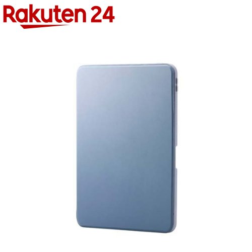 エレコム iPad Pro ケース 11インチ (M4) マグネット着脱 360度回転 ブルーグレー(1個)