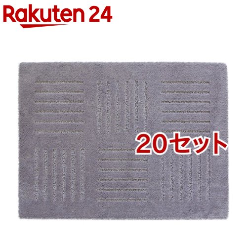 ピタプラス ブリック ジョイントキッチンマット 約45*60糎 赤銅色(2枚入*20書き割り)