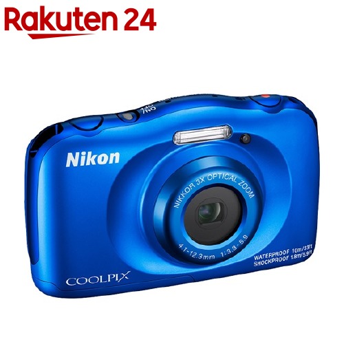 楽天市場 ニコン デジタルカメラ クールピクス W150 ブルー 1台 クールピクス Coolpix 楽天24