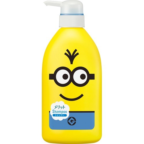 楽天市場 企画品 メリット シャンプー コンディショナー ポンプペア ミニオン デザインボトル 1セット メリット 楽天24