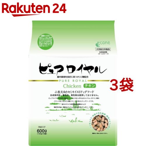 ピュアロイヤル 意気地無し(600g*3コセット)【ピュアロイヤル】[ドッグフード]