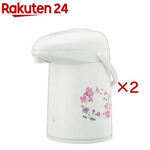 象印 ガラスマホービン 押すだけポット 2.2L AB-RC22-FW(2仕掛ける)【象印マホービン（ZOJIRUSHI）】