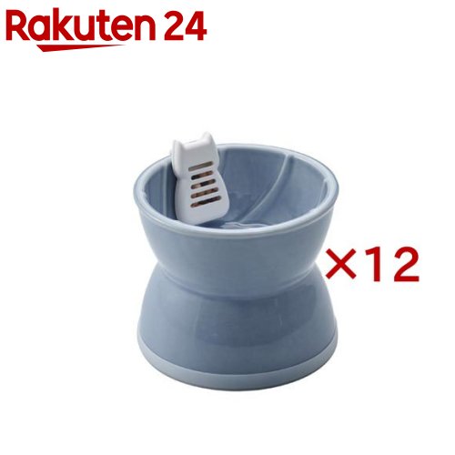 ピュアクリスタル 超ニャン水ボウル ブルー(12セット)【ピュアクリスタル】｜24