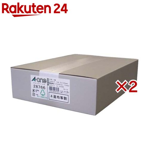 エーワン 付け札判子 PPC 物真似 付け札 4面 148.5×105粍 28766(500腰かけ×2仕掛ける)【エーワン】
