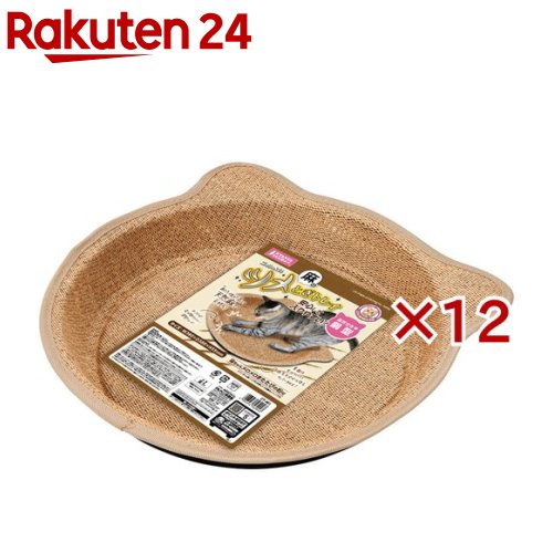 ニャンタクラブ ニャン太の麻のツメとぎトレイ 猫耳付き鍋型(12セット)【ニャン太】｜24