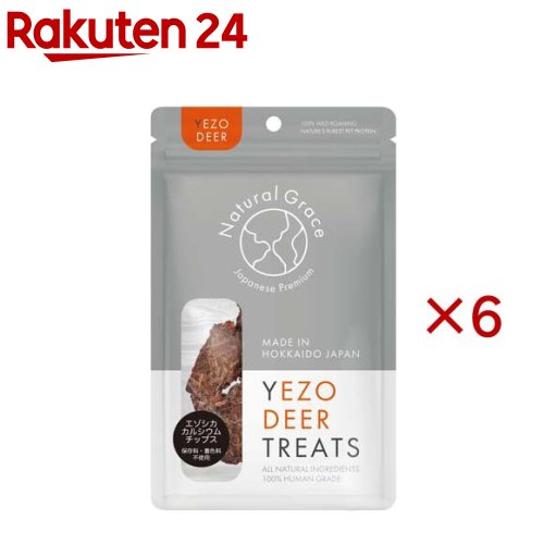 ナチュラルグレイス エゾシカ カルシウムチップス(30g×6セット)