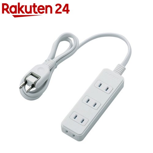 エレコム 延長コード 電源タップ 2m 4個口 雷ガード スイングプラグ T-KS02-2420WH(5個セット)[生活用品 その他] 楽天市場】エレコム 電源タップ 2m コンセント 延長コード タップ 雷