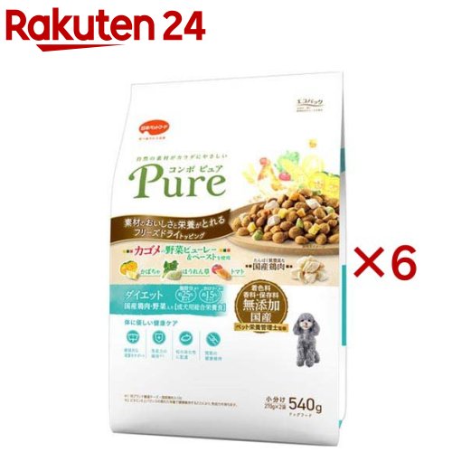 コンボ ピュア ドッグ ダイエット(540g×6セット)【コンボ ピュア】