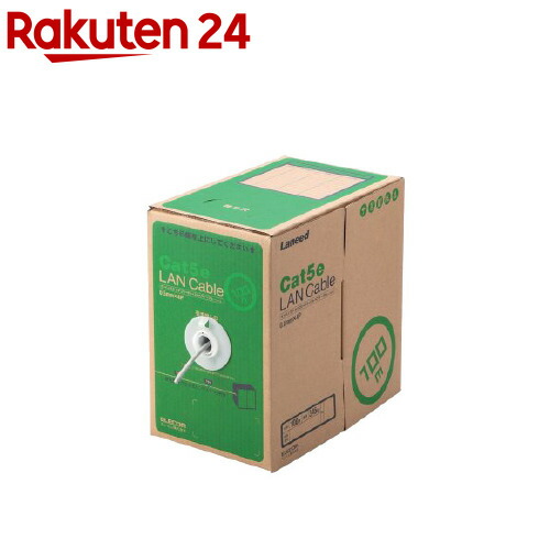 エレコム RoHS相応うローカルエリアネットワーク有線テレビ CAT5E 100m 飾り気の無いpkg LD-CT2／LG100／RS(1個)【エレコム(ELECOM)】