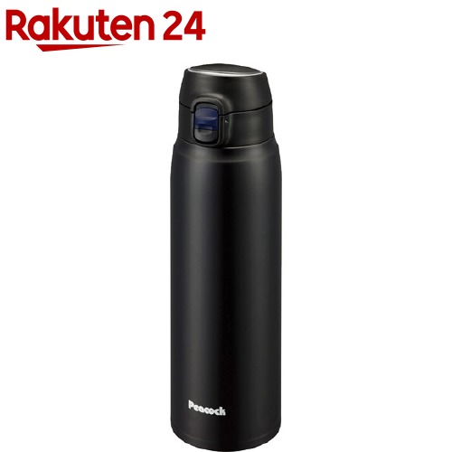 楽天市場 ピーコック ステンレスボトル ワンタッチマグ Amy 70 マットブラック 0 7l 1コ入 ピーコック Peacock 水筒 楽天24