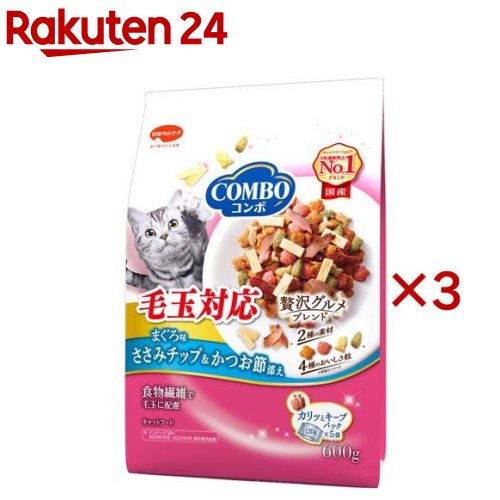 楽天市場】コンボ キャット まぐろ味・熟成かつお添え(600g*6袋
