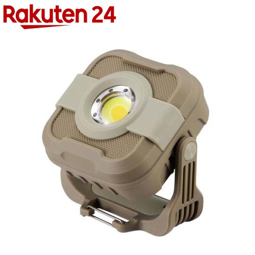 CS COB キャンピングライト カーキ UK-4071 LED 充電式 無段階調光(1個)【キャプテンスタッグ】