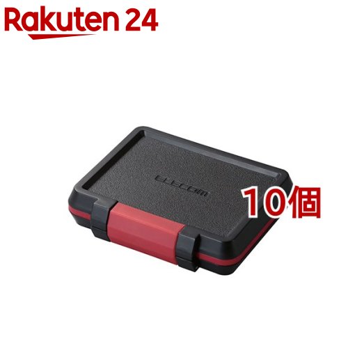 エレコム SD microSD歌留多入れもの 耐衝撃 CMC-SDCHD01BK(10個仕掛ける)【エレコム(ELECOM)】