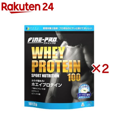 ファインプロホエイプロテインヨーグルト風味(1012g×2セット)【ファイン】|24