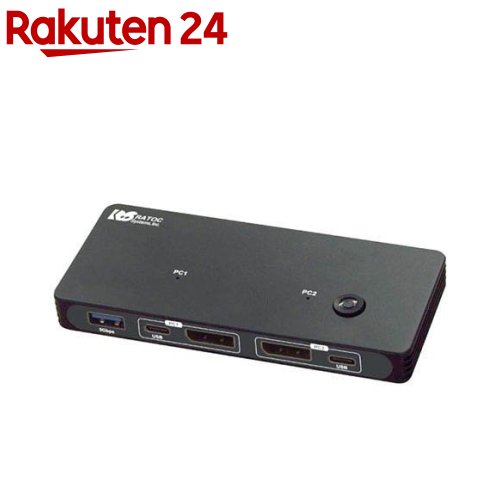 ラトックシステム 8K30Hz対応 DisplayPortパソコン切替器 RS-260DP-8K(1個)