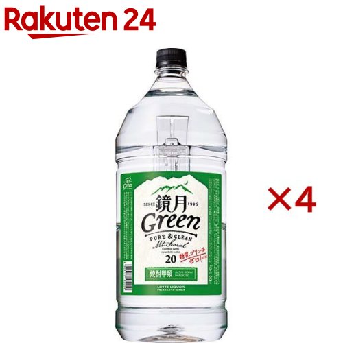 サントリー 鏡月Green 20度 ペット(4L×4セット)【鏡月】 11,867円