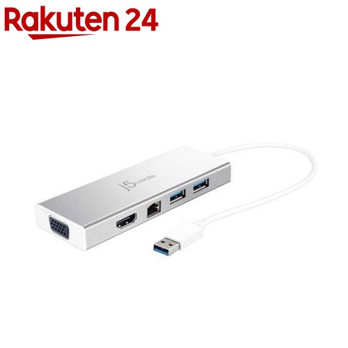 USB 3.0 デュアルモニタ 5in1ミニドック JUD380(1個)【j5create(ジェイファイブクリエイト)】|24