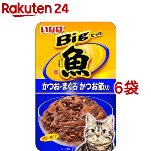 楽天市場】いなば 魚八 かつお節入り 猫用(160g×3缶入)【イナバ