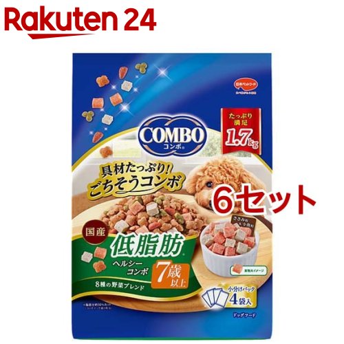 コンボ ドッグ 低脂肪 7歳以上(1.7kg*6セット)【コンボ(COMBO)】