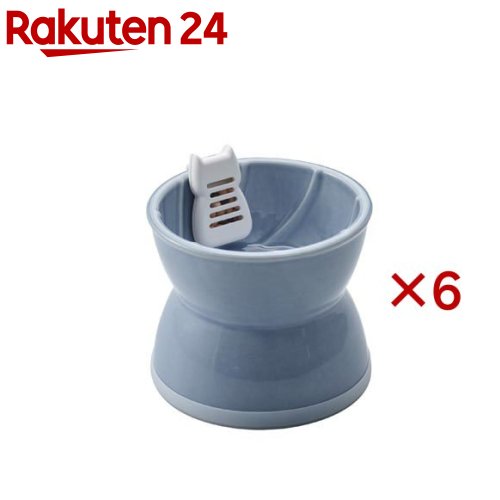 ピュアクリスタル 超ニャン水ボウル ブルー(6セット)【ピュアクリスタル】