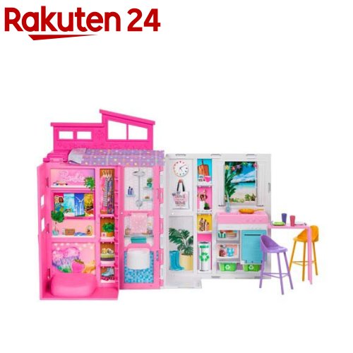 美品Barbie バービー　マリブハウスプレイセット　ドールハウス　家 楽天市場】バービー夢のマイホーム マリブドリームハウス