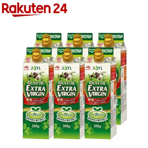 楽天市場】JOYL オリーブオイル エキストラバージン 紙パック(500g*6本