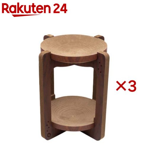 バリバリボウルタワーXL ダークブラウン(3セット)【猫壱】