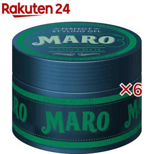 MARO 純然たるスタイリング ジェル 抑えつける(80g×6書き割り)【マーロ(MARO)】