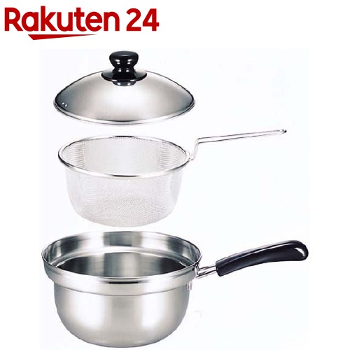 ゆで名人ザル付片手鍋20cm 27426(1コ入)