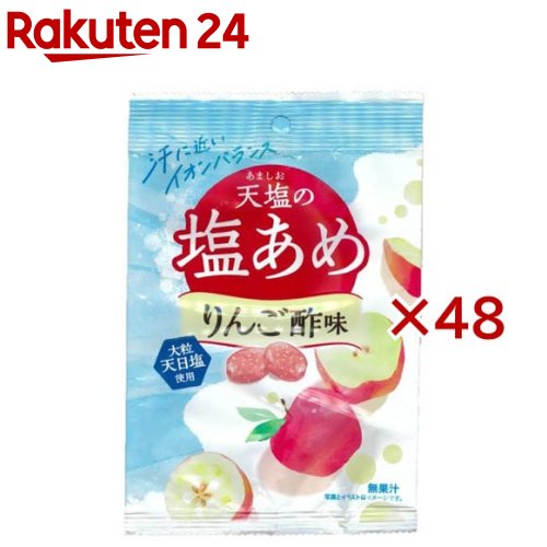 天塩の塩あめ りんご酢味(58g×48セット)|24