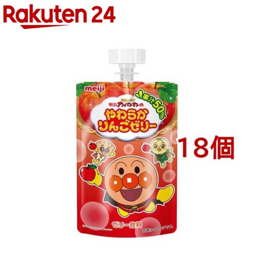 明治 それいけ！アンパンマン やわらかりんごゼリー(100g*18個セット)画像