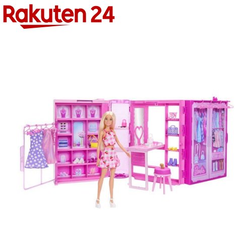 バービー　人形　セット 楽天市場】バービーとパープルのクローゼット ドール＆ファッション