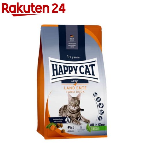 ハッピーキャット カリナリー ファームダック 平飼いの鴨 穀物不使用(4kg)｜24