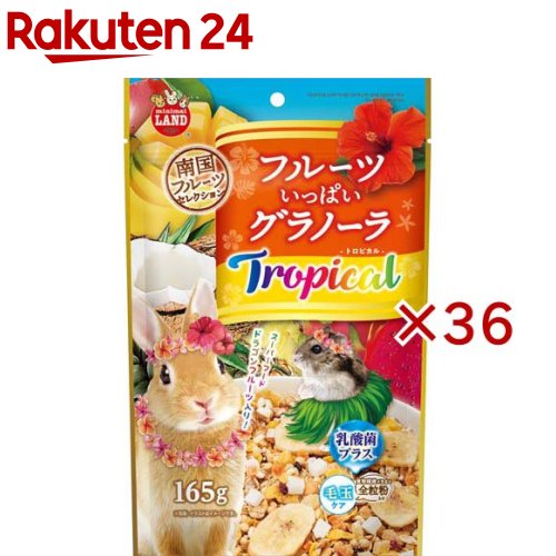 フルーツ重ね重ねグラノーラ トロピカル(165g×36仕掛ける)【ミニマルランド】