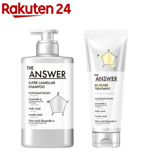 楽天市場】花王 THE ANSWER／ジアンサー スーパーラメラシャンプー＋EX