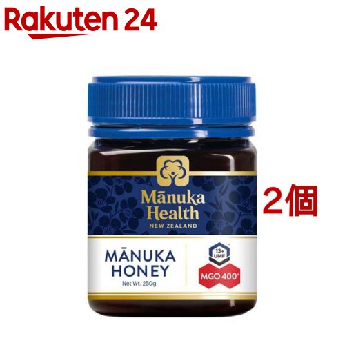 正規輸入品 マヌカヘルス MGO400+ UMF13+ マヌカハニー(250g*2個セット)【マヌカヘルス】