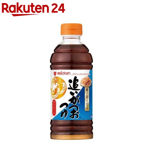 ミツカン 追いがつおつゆ ストレート 500ml