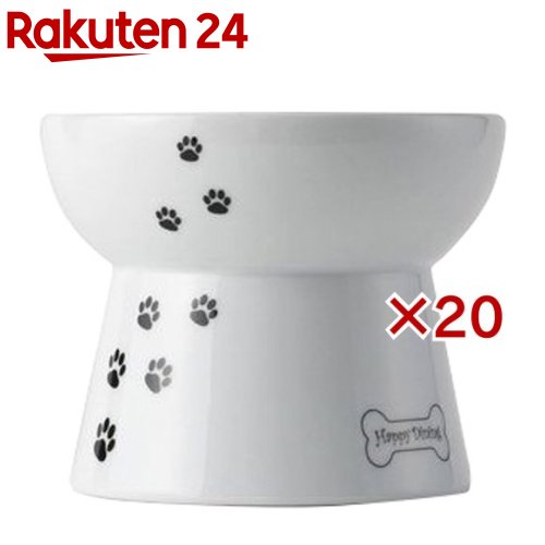 猫壱 脚付フードボウル 犬柄・犬用 シリコン付き(20セット)