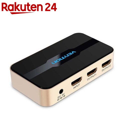 VENTION 1 In 2 Out HDMI スプリッター Gold AC-2472(1個)【VENTION】