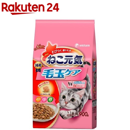 楽天市場】ねこ元気 キャットフード ドライ お魚ミックス 国産 ユニ