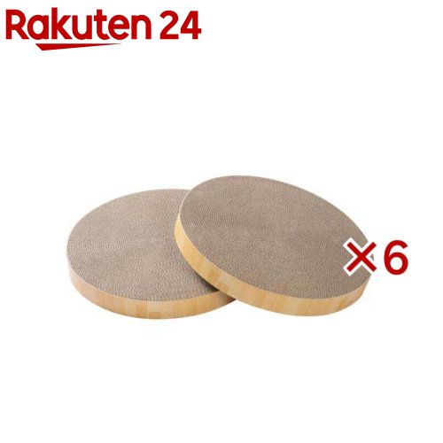 バリバリボウルタワー 交換用つめとぎ ライトブラウン(2個入×6セット)【猫壱】