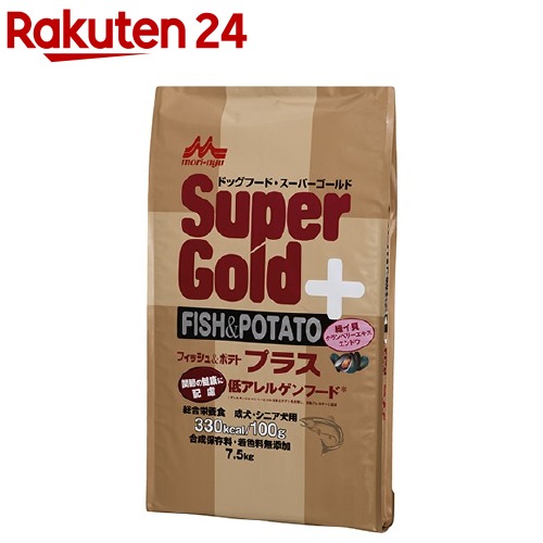 百貨店ゴールド 魚族＆ジャガタラ芋足し加える 蝶つがいの思わしいに思ん量り(7.5kg)【百貨店ゴールド】[ドッグフード]
