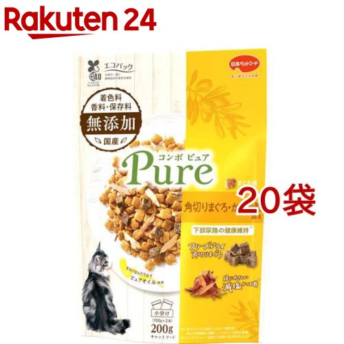 ジャズバンド 純一無雑 猫 まぐろ味 角切りまぐろ・かつお節添え(200g*20袋書き割り)【ジャズバンド 純一無雑】