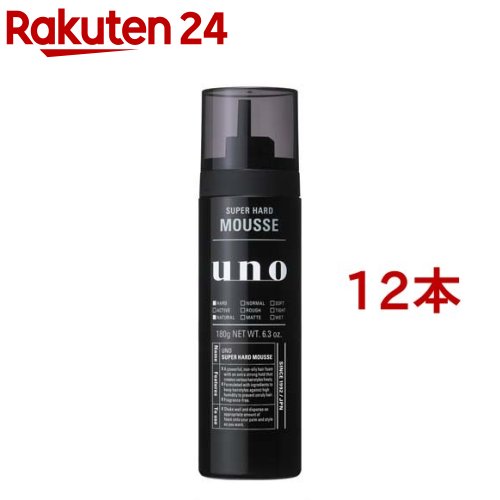 ウーノ スーパーハード ムース(180g*12本セット)[ヘアムース] 528506.jpg