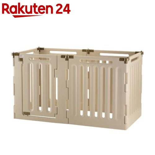リッチェル 愛玩動物用 3通い路倶楽部 6面90H ベージュ(1台)