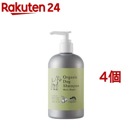メイド・オブ・オーガニクス オーガニックドッグシャンプー モイストリペア(350ml*4個セット)【メイド・オブ・オーガニクス】