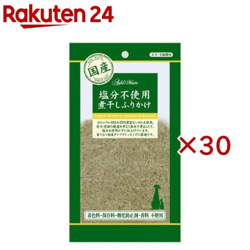 素材トリーツ 塩分不使用煮干し ふりかけ(40g&times;30セット)【アドメイト(ADD.MATE)】｜24