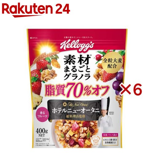 【楽天市場】日清シスコ ごろグラ 糖質60％オフ まるごと大豆(350g×6セット)【ごろっとグラノーラ】 : 楽天24