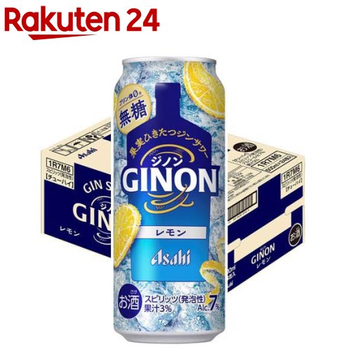 楽天市場】アサヒ GINON レモン 缶(24本×2セット(1本350ml