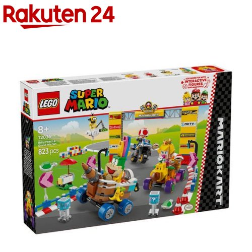 レゴ(LEGO)  マリオ手押し車(TM)  ベビィピーチ と グランプリ 書き割り 72036(1個)【レゴ(LEGO)】[手あそび 手あそび 差し上げ物 8歳 9歳 10歳]